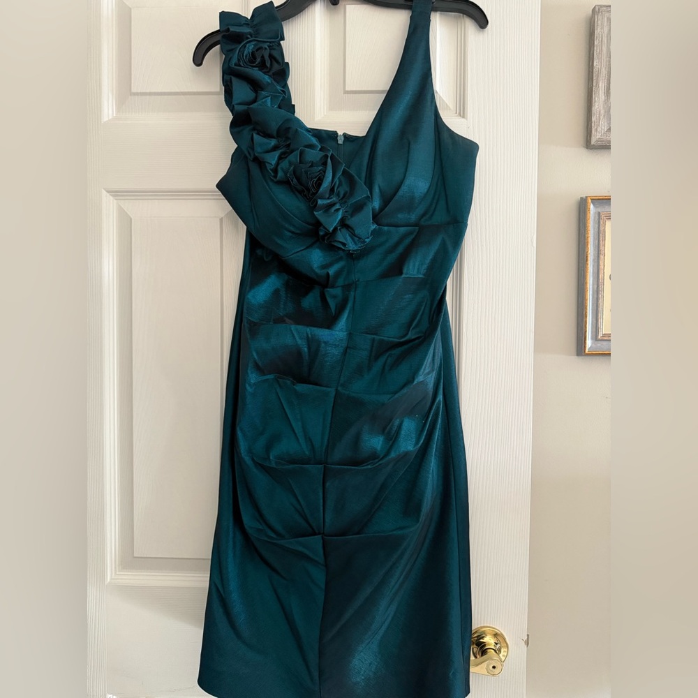 R&M Richard’s Teal  Formal Dress